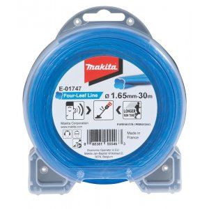 MAKITA fil nylon 1,65 mm, bleu, 30m, spécial pour machines à batterie E-01747