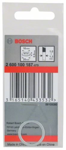 BOSCH Bague de réduction pour lames de scie 20 x 16 x 0,8 mm 2600100187