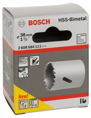 BOSCH Perforatrice bimétallique HSS pour adaptateur standard 38 mm, 1 1/2" 2608584111