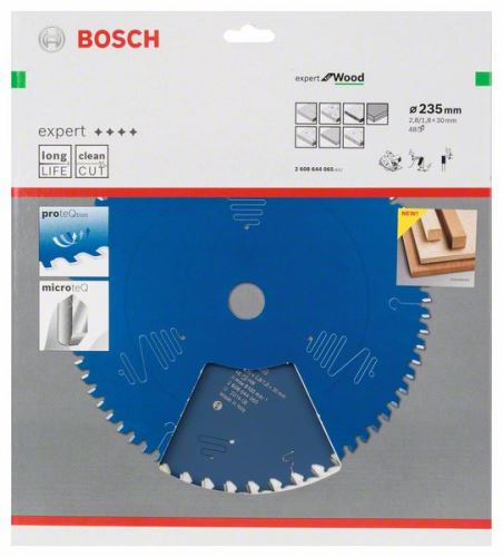 BOSCH Lame de scie Expert pour le bois 235 x 30 x 2,8 mm, 48 2608644065