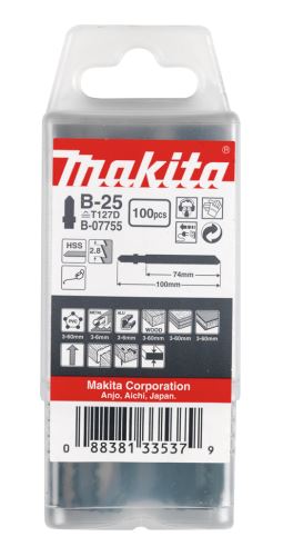 MAKITA lame de scie B-25 100 pcs bois B-07755