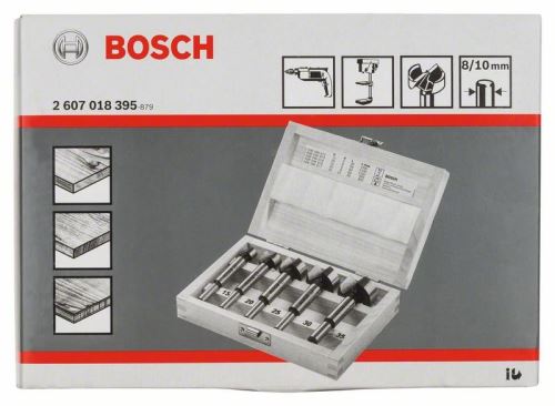 Jeu de forets BOSCH Forstner, 5 pièces 15 ; 20 ; 25 ; 30 ; 35mm 2607018395