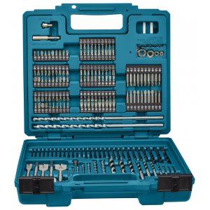 MAKITA jeu de forets et embouts 256 pièces dans un coffret en plastique E-11689