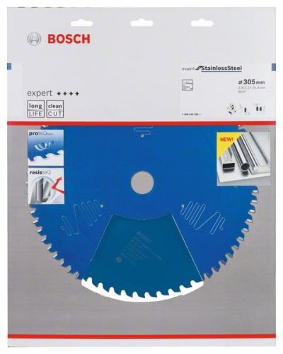 BOSCH Lame de scie circulaire Expert pour acier inoxydable 305 x 25,4 x 2,5 x 60 2608644285