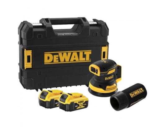 Meuleuse excentrique sans fil DeWALT 125mm 18V 2x5.0Ah DCW210P2