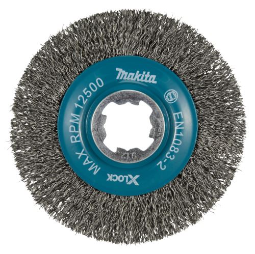 MAKITA brosse à disque en fil d'acier-fil ondulé diamètre 0,3 mm X-LOCK 115 mm D-73427