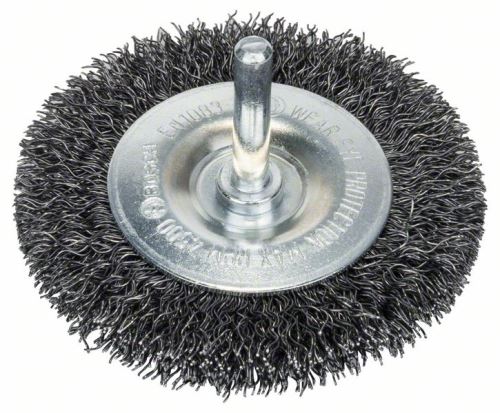 BOSCH Brosse métallique circulaire, fil ondulé, 75×0,3 mm, acier 75 mm, 0,3 mm, 8 mm 2608622007