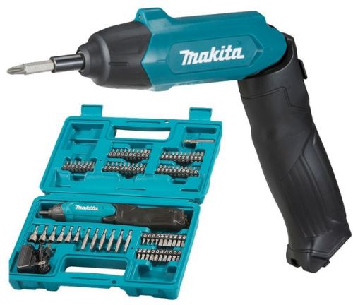 Makita Perceuse-visseuse sans fil avec accessoires 1/4" Li-ion 3,6V DF001DW