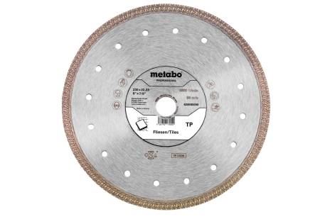 METABO Disque à tronçonner diamanté Dia-TS 230x22,23mm - TP, Carrelage, Professionnel 628580000