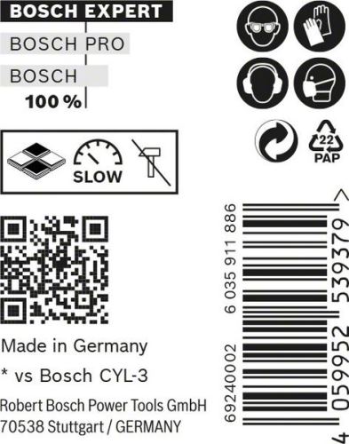 BOSCH EXPERT CYL-9 MultiConstruction 10x80 8pcs 2608900644