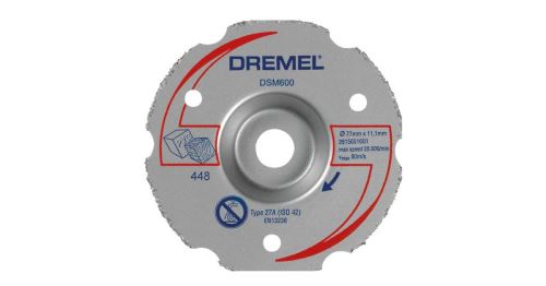 Disque de coupe d'alignement universel en carbure DREMEL 2615S600JB