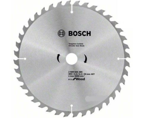 BOSCH Lame de scie Eco pour bois 305x3,2/2,2x30 40T 2608644385