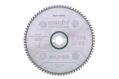 METABO Lame de scie "MULTI CUT - PROFESSIONAL", 220 x 30 mm, 80 dents, 10° 628084000