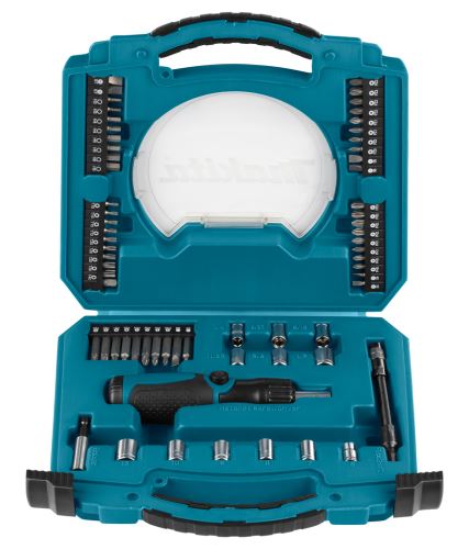 Jeu d'embouts et de tournevis 1/4" MAKITA, 65 pièces D-42020