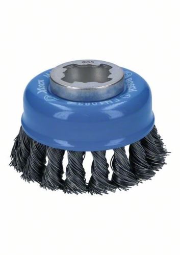 BOSCH X-LOCK Brosse à casseroles tressée, 75, acier inoxydable 75 mm, 0,5 mm 2608620727