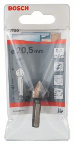 BOSCH Fraise conique 20,5, M 10, 41 mm, 1/4" 2608597503