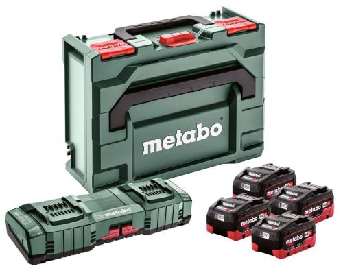 METABO Set de base (chargeur + batteries) 18V / 4 x LiHD 5,5 Ah + ASC 145 DUO + valise 685180000