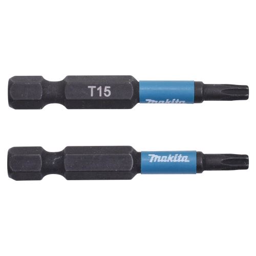 MAKITA embout de torsion 1/4" IMPACT NOIR T15, 50 mm 2 pcs B-63775