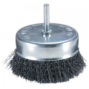 Brosse boisseau en fil d'acier MAKITA, tige cylindrique, 50x6 mm D-39914