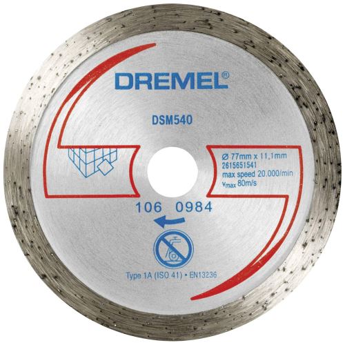 DREMEL Disque à tronçonner diamant pour carrelage 2615S540JB