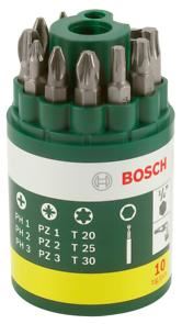 BOSCH jeu d'embouts de tournevis 10 pièces 2607019452