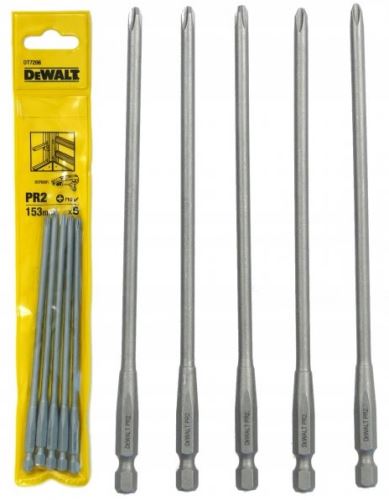 DeWALT Embout long - PR2 / pour DCF6201 et DCF6202 et DCF620 / (5 pcs) DT7206