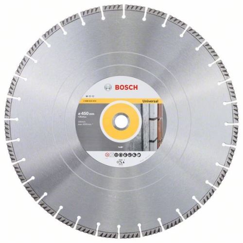 BOSCH Disque à tronçonner diamanté Standard pour Universel 450 × 25,4 450x25,4x3,6x10mm 2608615074