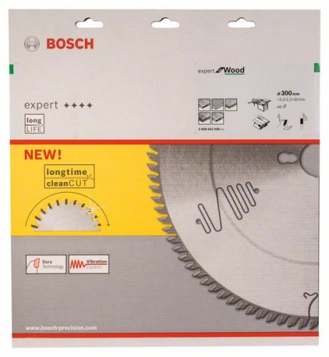 BOSCH Lame de scie Expert pour le bois 300 x 30 x 3,2 mm, 48 2608642508