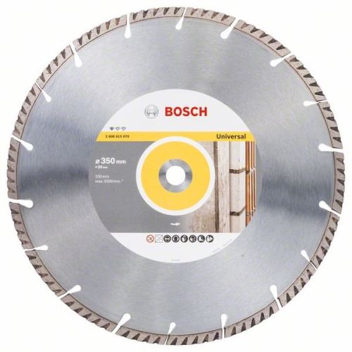 BOSCH Disque à tronçonner diamanté Standard pour Universel 350 × 20 350x20x3,3x10mm 2608615070