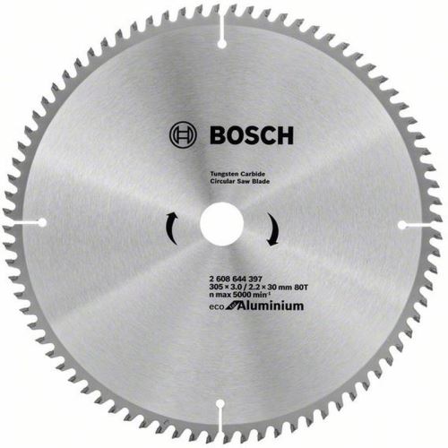 BOSCH Lame de scie Eco pour Aluminium 305x3.0/2.2x30 80T 2608644397