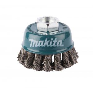 Brosse boisseau en fil d'acier MAKITA, fil tressé 0,5 mm, 60 mm D-24119