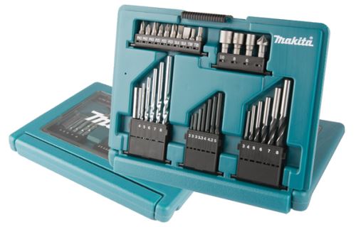 MAKITA jeu d'embouts et de forets 33 pièces dans un coffret en plastique B-49389