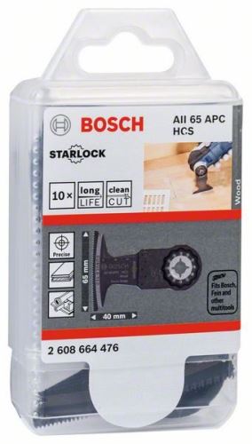 BOSCH RB – 10 pièces AII 65 APC 40 x 65 mm 2608664476