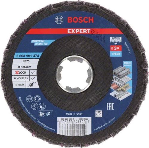 BOSCH EXPERT X-LOCK lamellaire N475 SCM moyen125mm 2608901474