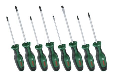 BOSCH Jeu de tournevis 8 pièces 1600A02BX8