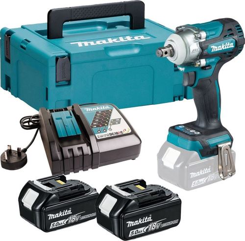 Makita Clé à chocs sans fil Li-ion LXT 18V/5.0Ah DTW300RTJ