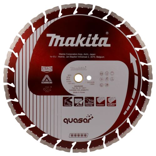 MAKITA disque à tronçonner diamanté Quasar 400x20/25,4 mm B-13471