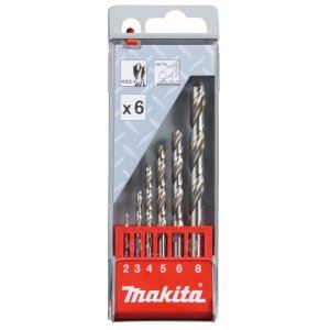 MAKITA jeu de forets à métaux HSS-G 1,5/2/2,5/3/3,2/3,5/4/4,5/5/5,2/5,5/6/6,5 mm, 13 pièces D-54019