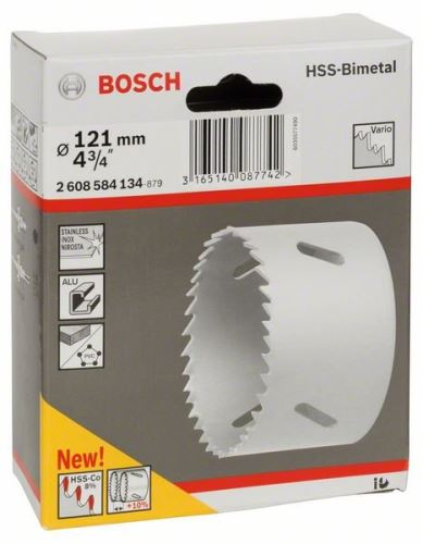 BOSCH Perforatrice bimétallique HSS pour adaptateur standard 121 mm, 4 3/4" 2608584134