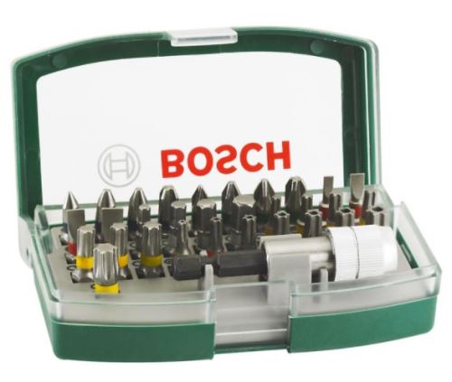 BOSCH Jeu d'embouts de tournevis à code couleur 32 pièces 2607017063