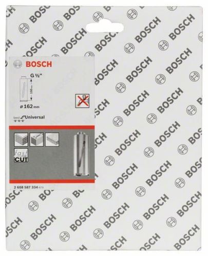 BOSCH Foret diamant pour perçage à sec G 1/2" 65 mm, 150 mm, 4 segments, 7 mm 2608587321