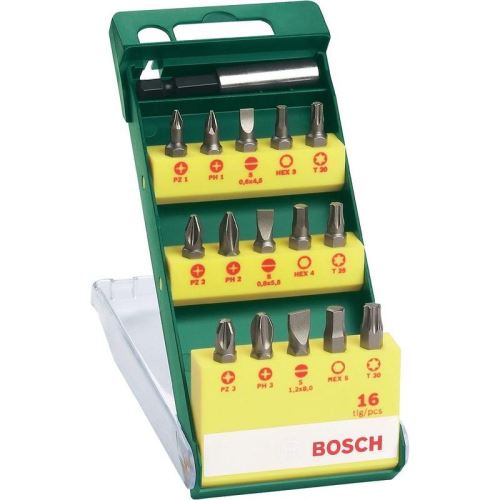 BOSCH Jeu d'embouts de tournevis 16 pièces 2607019453