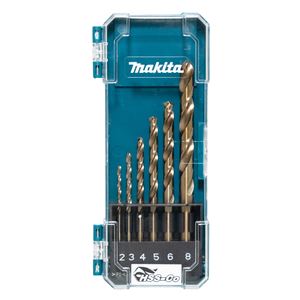 MAKITA jeu de forets à métaux HSS-Co 2,3,4,5,6,8 mm D-75758