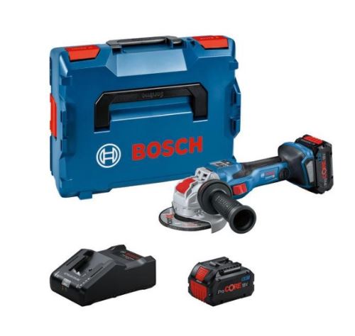 Bosch Meuleuse d'angle sans fil BITURBO avec X-LOCK GWX 18V-15 SC 06019H6501