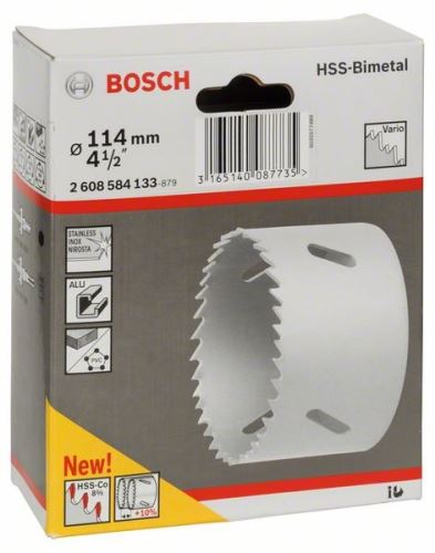 BOSCH Perforatrice bimétallique HSS pour adaptateur standard 114 mm, 4 1/2" 2608584133