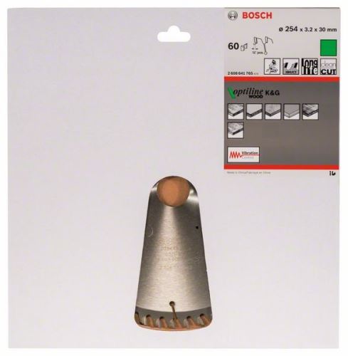 BOSCH Lame de scie Optiline Wood 254 x 30 x 3,2 mm, 60 2608641765