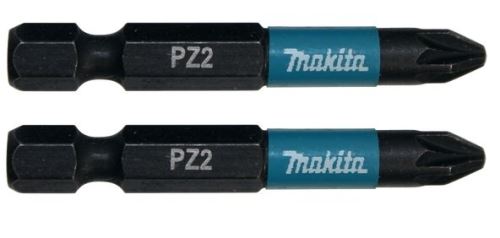 MAKITA embout de torsion 1/4" IMPACT NOIR PZ2, 50 mm 2 pcs B-63753