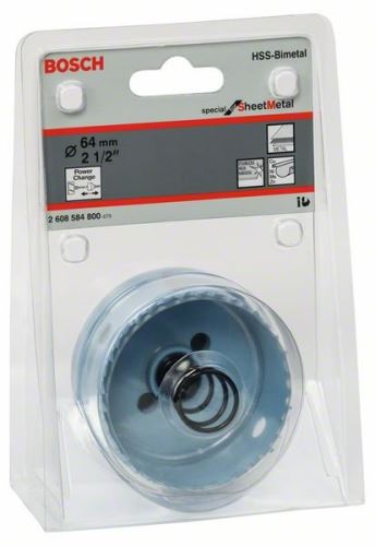 BOSCH Scie cloche à tôle pour tôle 64 mm, 2 1/2" 2608584800