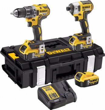 Coffret d'outils sur batterie DeWALT Combo 18V 3x5,0 Ah DCK266P3