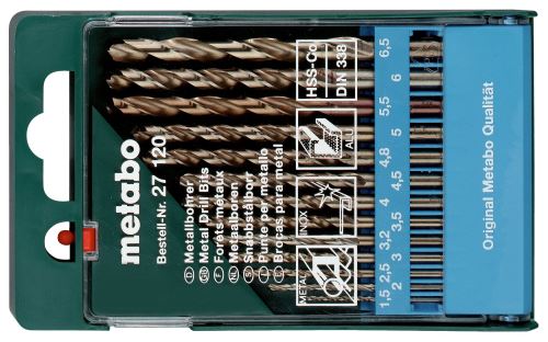 METABO Jeu de forets - métal - HSS Co (13 pcs) 627120000